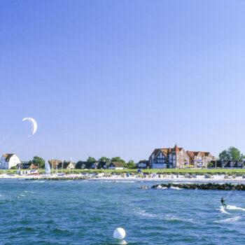 B14NEX Kitesurfing on Schoenberg Beach Schleswig Holstein Germany